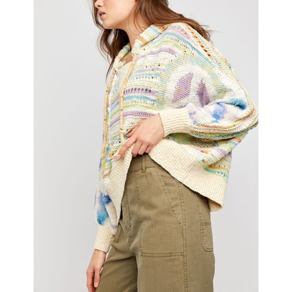 NWOT Free People Flower Child Poncho / Serene Dream - Picture 3 of 11